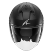 Κράνος μηχανής SHARK SKWAL JET CUP BLANK BLACK MAT thumb