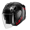 Κράνος μηχανής SHARK SKWAL JET SHIEVER BLACK/RED