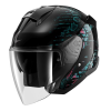 Κράνος μηχανής SHARK SKWAL JET REPTAIA BLACK/BLUE