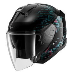 Κράνος μηχανής SHARK SKWAL JET REPTAIA BLACK/BLUE