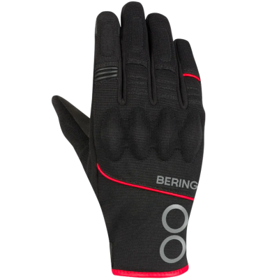 Γάντια μηχανής BERING NASSAU BLACK/RED Γάντια μηχανής BERING NASSAU BLACK/RED