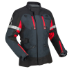 Γυναικείο μπουφάν μηχανής BERING HALIFAX BLACK/ANTHRACITE/RED