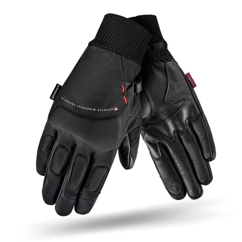 Γυναικεία γάντια μηχανής SHIMA OSLO WIND BLACK