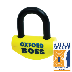 Κλειδαριά δισκόφρενου OXFORD Big Boss - Ø16mm Yellow Κλειδαριά δισκόφρενου OXFORD Big Boss - Ø16mm Yellow