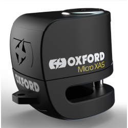 Κλειδαριά δισκόφρενου με συναγερμό OXFORD Micro XA5 - Black Κλειδαριά δισκόφρενου με συναγερμό OXFORD Micro XA5 - Black