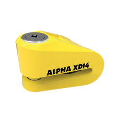 Κλειδαριά δισκόφρενου OXFORD Alpha XD14 - Ø14 mm Yellow