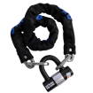 Αντικλεπτική αλυσίδα με κλειδαριά OXFORD HD - 1M x 9,5mm thumb
