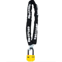 Αντικλεπτική αλυσίδα με κλειδαριά OXFORD Boss Alarm 14mm x 12mm - 2,0M YELLOW Αντικλεπτική αλυσίδα με κλειδαριά OXFORD Boss Alarm 14mm x 12mm - 2,0M YELLOW