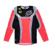 Μπλούζα motocross TROY LEE DESIGNS SE PRO Stripes Jersey - Infra Red/Black