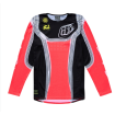 Μπλούζα motocross TROY LEE DESIGNS SE PRO Stripes Jersey - Infra Red/Black Μπλούζα motocross TROY LEE DESIGNS SE PRO Stripes Jersey - Infra Red/Black thumb