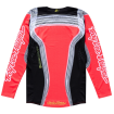 Μπλούζα motocross TROY LEE DESIGNS SE PRO Stripes Jersey - Infra Red/Black Μπλούζα motocross TROY LEE DESIGNS SE PRO Stripes Jersey - Infra Red/Black thumb
