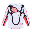 Μπλούζα motocross TROY LEE DESIGNS SSE Ultra Membrane Jersey - White/Infra Red thumb
