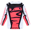 Μπλούζα motocross TROY LEE DESIGNS SSE Ultra Membrane Jersey - White/Infra Red thumb