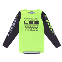 Μπούζα μηχανής motocross TROY LEE DESIGNS GP Pro Air Standard Jersey - Glo Yellow/Black