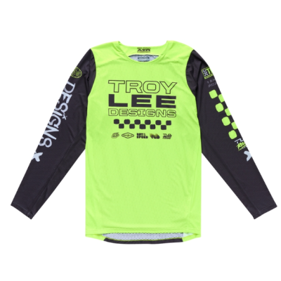 Μπούζα μηχανής motocross TROY LEE DESIGNS GP Pro Air Standard Jersey - Glo Yellow/Black