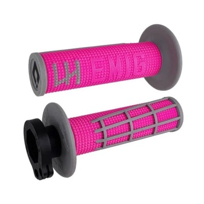 Χειρολαβές μοτοσυκλέτας motocross ODI EMIG 2.0 Lock-On PINK/GREY Χειρολαβές μοτοσυκλέτας motocross ODI EMIG 2.0 Lock-On PINK/GREY