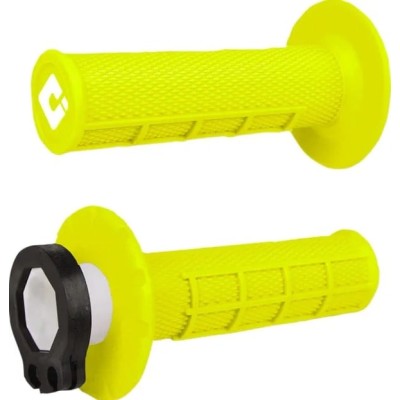 Χειρολαβές μοτοσυκλέτας motocross ODI V2 Waffle Yellow Lock-On Χειρολαβές μοτοσυκλέτας motocross ODI V2 Waffle Yellow Lock-On
