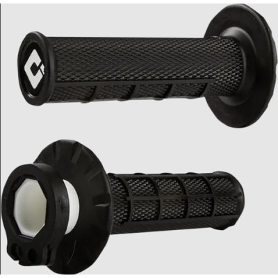 Χειρολαβές μοτοσυκλέτας motocross ODI V2 Waffle Black Lock-On Χειρολαβές μοτοσυκλέτας motocross ODI V2 Waffle Black Lock-On