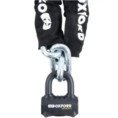 Αντικλεπτική αλυσίδα με κλειδαριά OXFORD Nemesis 16mm 2.0M Αντικλεπτική αλυσίδα με κλειδαριά OXFORD Nemesis 16mm 2.0M