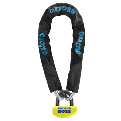 Αντικλεπτική αλυσίδα με κλειδαριά OXFORD 16 mm Big Boss+ - 1,2 m x 12 mm