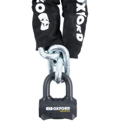 Αντικλεπτική αλυσίδα με κλέιδαριά OXFORD Nemesis 16mm 1,2M