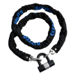 Αντικλεπτική αλυσίδα με κλειδαριά OXFORD HD - 2M x 9,5mm thumb