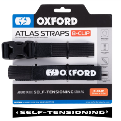 Ιμάντες αποσκευών OXFORD Atlas B-Clip 26mm x 2.0m Pair Black Ιμάντες αποσκευών OXFORD Atlas B-Clip 26mm x 2.0m Pair Black