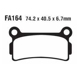 Τακάκια μοτοσυκλέτας EBC SINT R SERIES FA164R Τακάκια μοτοσυκλέτας EBC SINT R SERIES FA164R