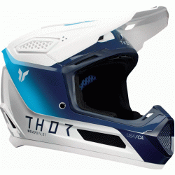 Κράνος μηχανής THOR FLEET STORM WHITE/NAVY Κράνος μηχανής THOR FLEET STORM WHITE/NAVY