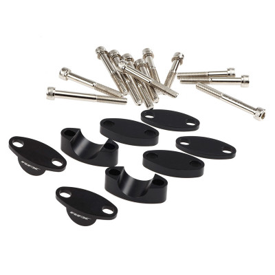 Κιτ ανύψωσης τιμονιού RFX Race 22,2mm Lift Kit (Μαύρο) Universal Raises 25mm/30mm/35mm/40mm