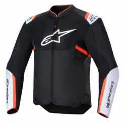 Μπουφάν μηχανής ALPINESTARS T-SPS AIR V2 BLK/WHT/RED FLUO