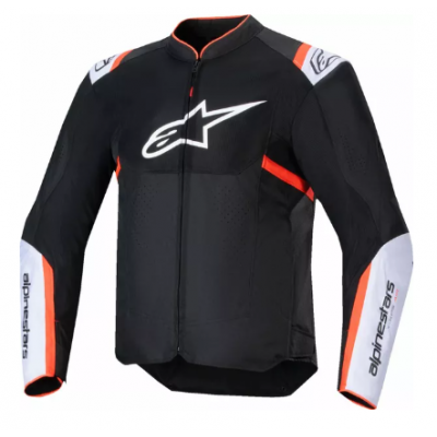 Μπουφάν μηχανής ALPINESTARS T-SPS AIR V2 BLK/WHT/RED FLUO