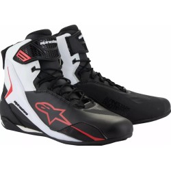 Μπότες μηχανής ALPINESTARS FASTER-4 BLK/WHT/RD