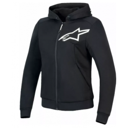 Γυναικεία ζακέτα μοτοσυκλέτας ALPINESTARS Stella Chrome v2 BLK/WHT