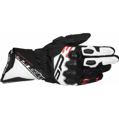 Γάντια μηχανής ALPINESTARS SP-3 BLK/WHT/RD FLUO