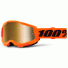 Παιδικά γυαλιά motocross 100% Strata 2 NEON ORANGE/TRUE GOLD