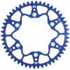 Γρανάζι πίσω κίνησης MOTO-MASTER REAR SPROCKET 520 52T Blue TM racing