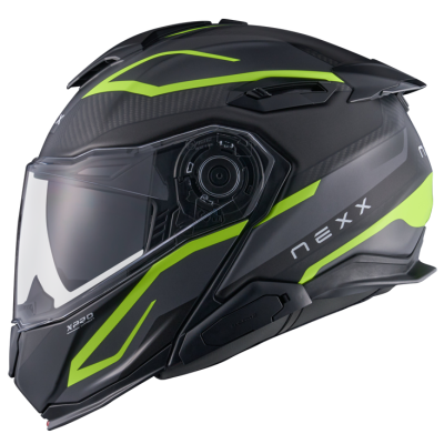 Κράνος μηχανής NEXX X.LIFETOUR FLIP UP PRO MILE NEON GRAY