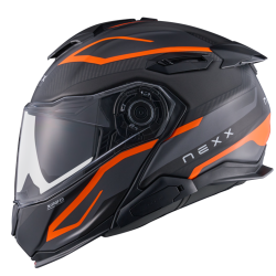 Κράνος μοτοσυκλέτας NEXX X.LIFETOUR FLIP UP PRO MILE Orange/Grey