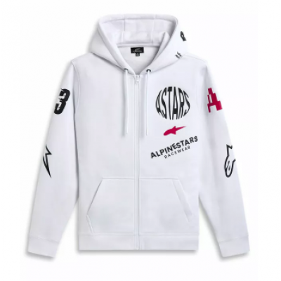 Φούτερ μοτοσυκλέτας ALPINESTARS VARIEGATE WHITE