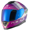 Κράνος μηχανής NEXX Y100R FADE PURPLE WHITE thumb