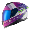 Κράνος μηχανής NEXX Y100R FADE PURPLE WHITE