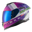 Κράνος μηχανής NEXX Y100R FADE PURPLE WHITE thumb