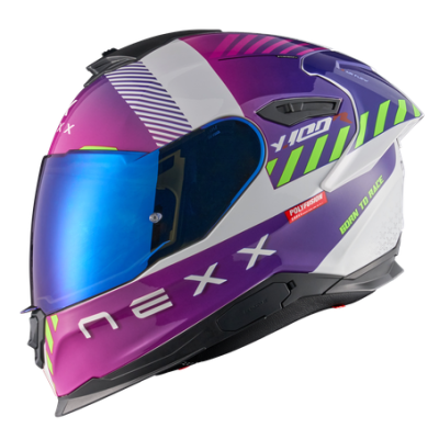 Κράνος μηχανής NEXX Y100R FADE PURPLE WHITE