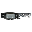 Μάσκα motocross O`NEAL B-33 ROLL OFF ICTUS BLACK/WHITE - CLEAR thumb