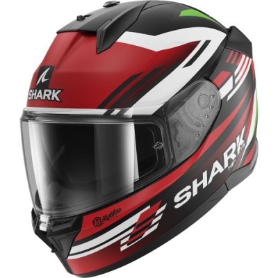 Κράνος μηχανής SHARK D-SKWAL 3 FIRSTLAP MAT BK/GR/RD
