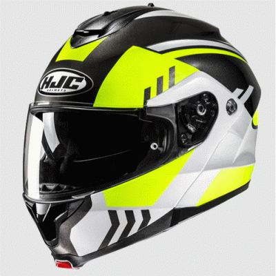 Κράνος μηχανής HJC C91N KAON NEON YELLOW