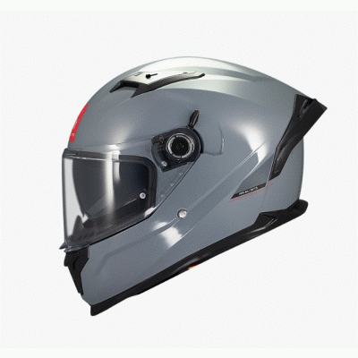 Κράνος μηχανής MT BRAKER SV SOLID A12 GLOSS GRAY