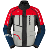Υφασμάτινο μπουφάνη μηχανής SPIDI 4 SEASON V3 BLUE/ICE/RED