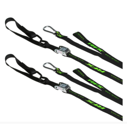 Ιμάντες για τη μεταφορά μοτοσυκλέτας RFX Black/Hi-Viz LE